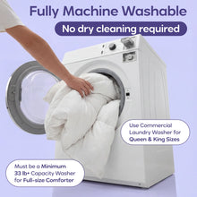 Cargar imagen en el visor de la galería, Marshmellow Comforter | Down Comforter | Machine Washable

