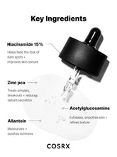 Cargar imagen en el visor de la galería, COSRX The Niacinamide 15 Serum Acne
